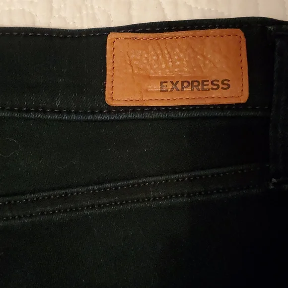 Express Dark Wash Skinny Jeans,  Size 2R, Jeans - Picture 10 of 14